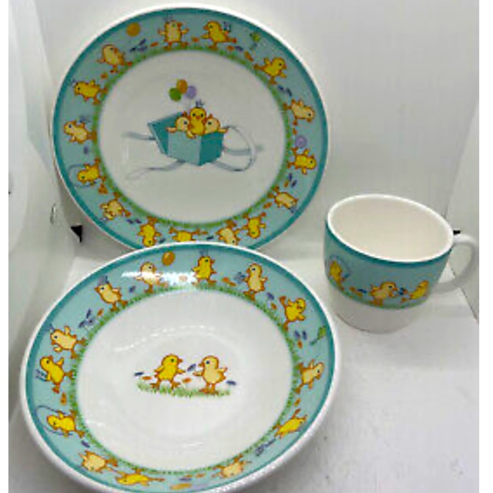 TIFFANY & CO Baby Chicks 3-piece set